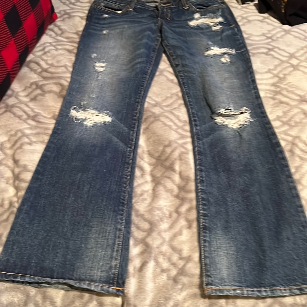 Abercrombie and Fitch jeans with flare leg size 4 short